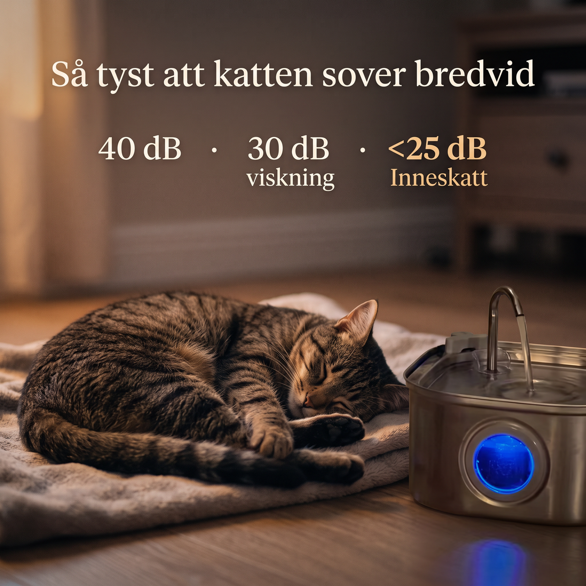 Inneskatt Källan - Rostfri Vattenfontän