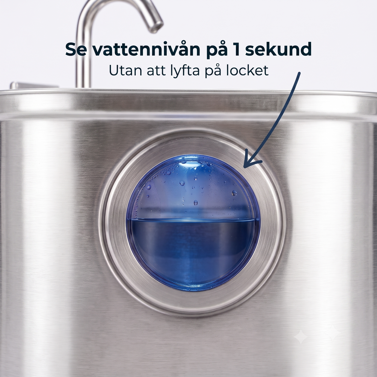 Inneskatt Källan - Rostfri Vattenfontän